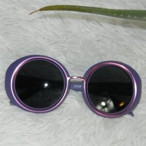 Perverse Sunglasses Purple Round Frame Hippie  Retro